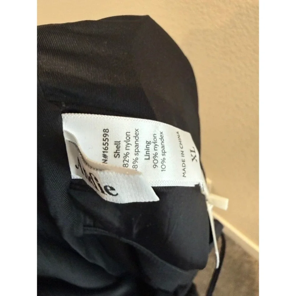 Andie Swim Santorini One Piece Swimsuit Black Cutout Knot V-Neck XL A0145-BLK-XL - Picture 8 of 10